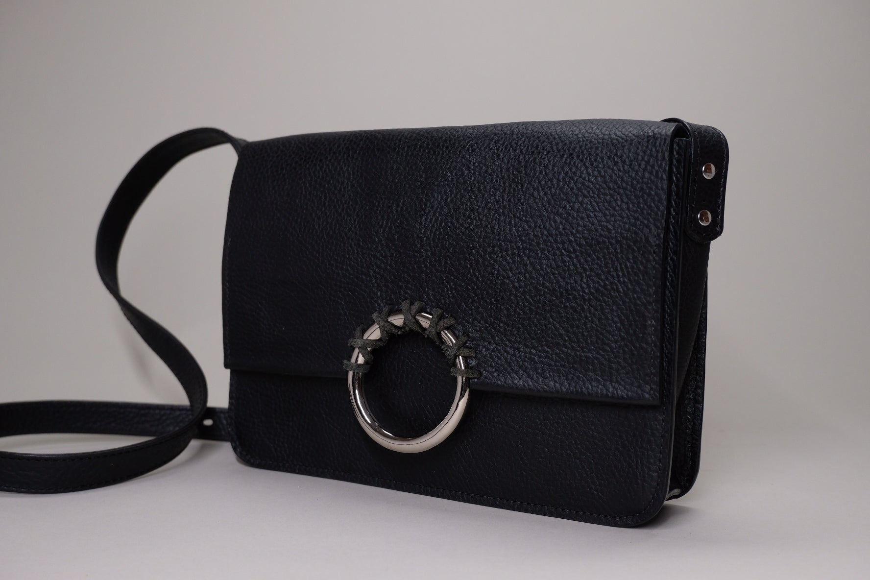 The Lucy in Pebbled Black