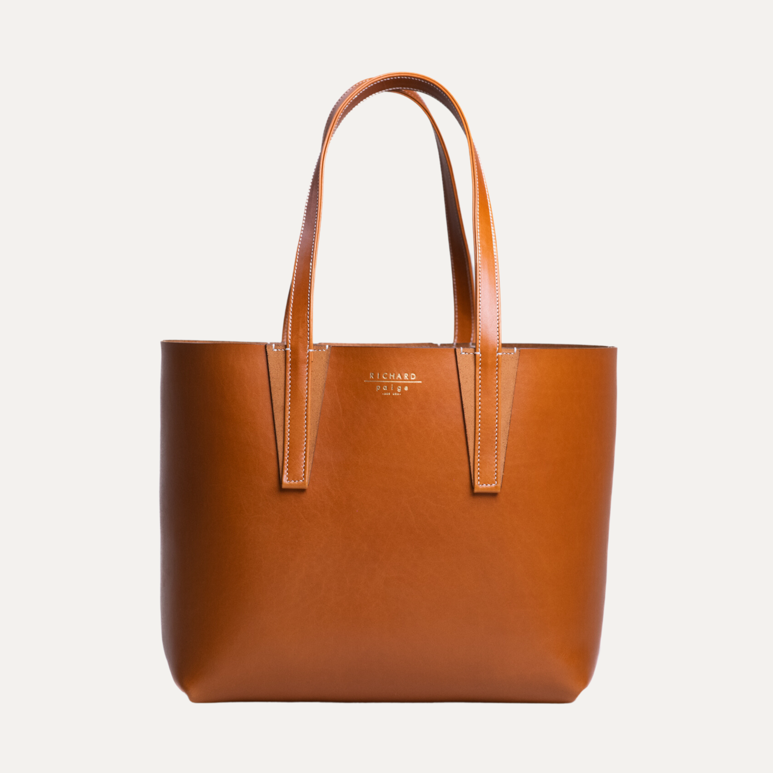 Natural Italian Leather Luxury Tote Bag Made in Australia